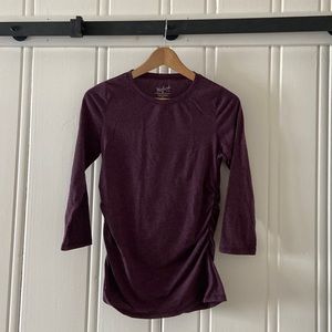 Plum Woolrich long sleeve tee